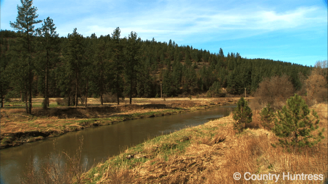 Female Hunter Fishing