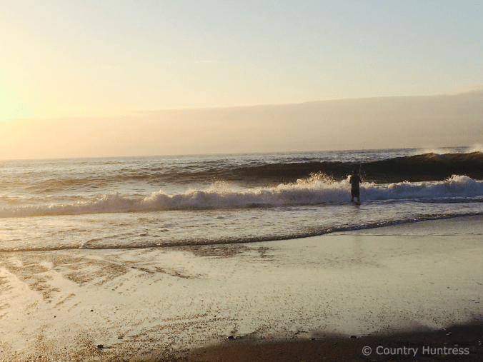 Surf Fishing Sunset