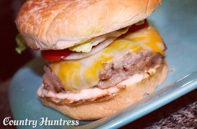 Venison Bacon Burger